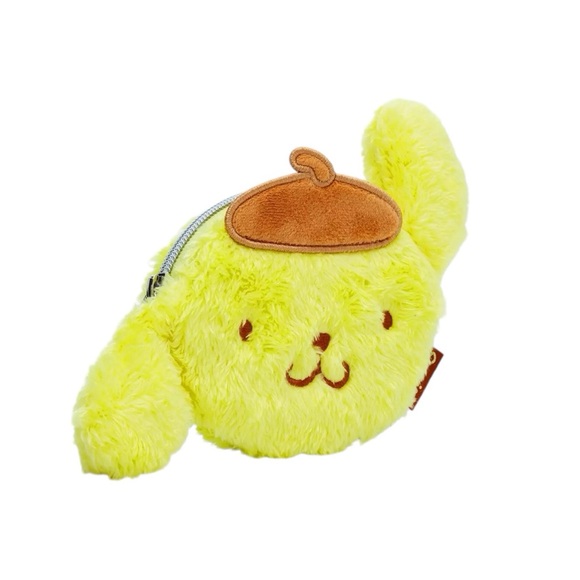 NEW Loungefly Sanrio Hello Kitty Pompompurin Fuzzy Coin Wallet Purse - Picture 2 of 6